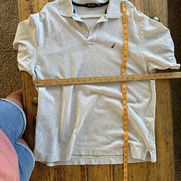 Nautica Men's Gray Polo   Size X-Large‎ - Picture 9 of 9